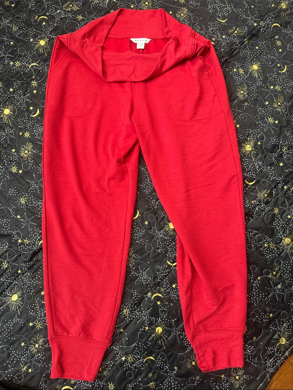 Athleta Red Women's Jogger Track Pants